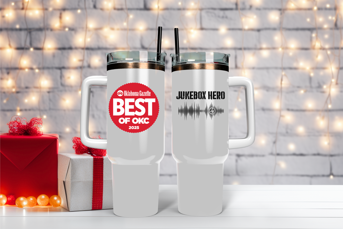 Best of OKC × Jukebox Hero — 40oz Stainless Steel Tumbler