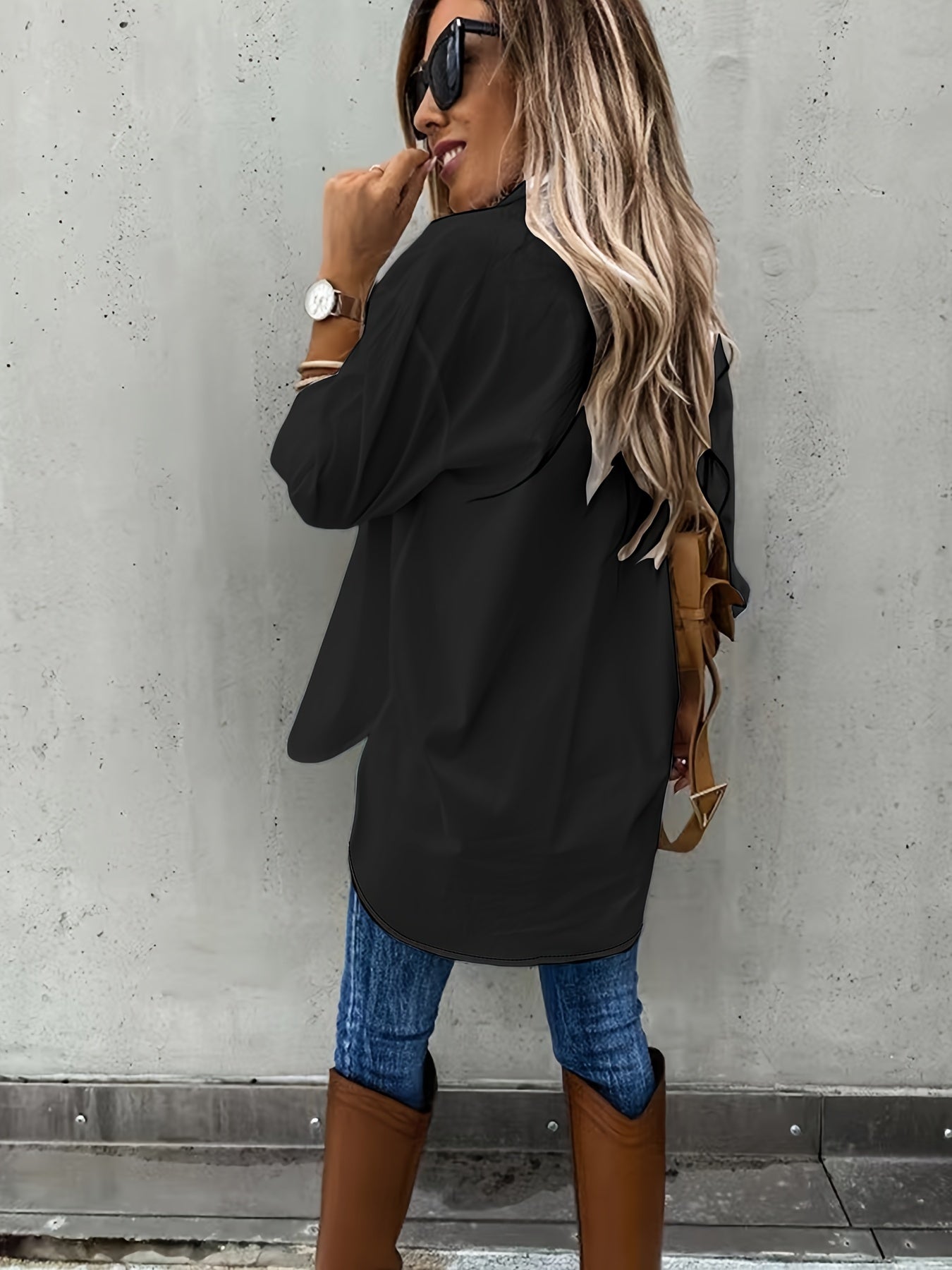 Harper Classic Sketch Button-Down Blouse