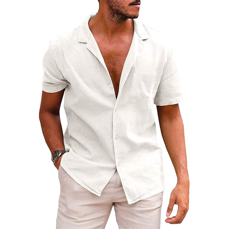 Santorini Casual Summer Button Shirt