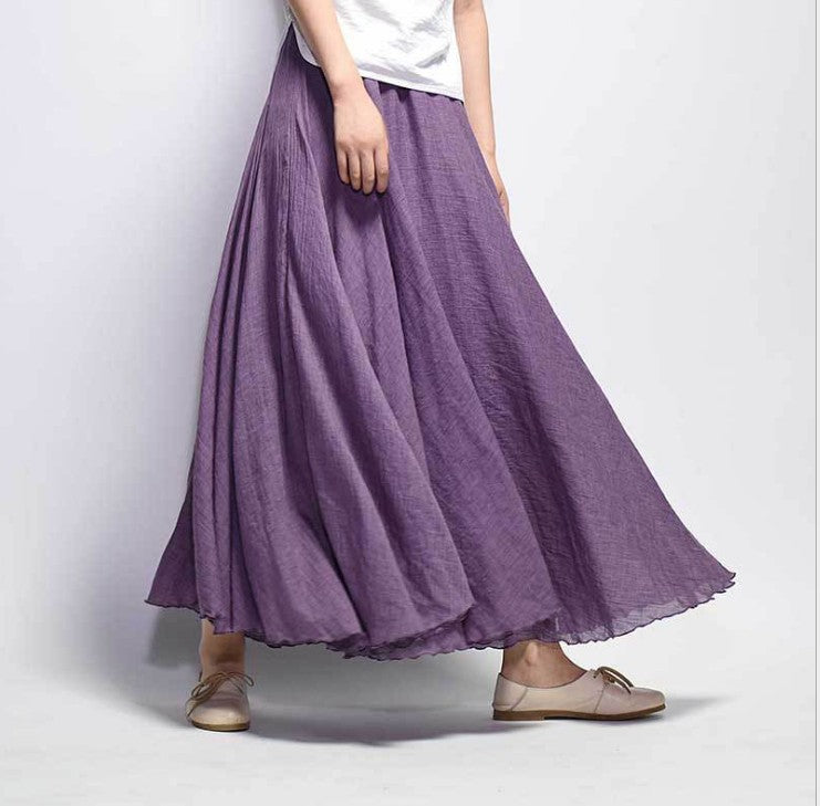 Willow Grace Flowing Maxi Skirt