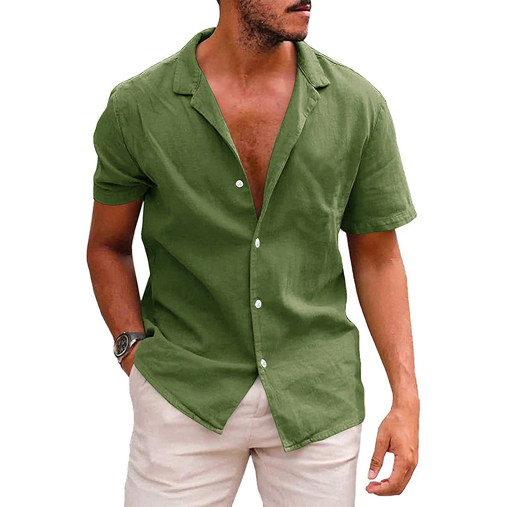 Santorini Casual Summer Button Shirt