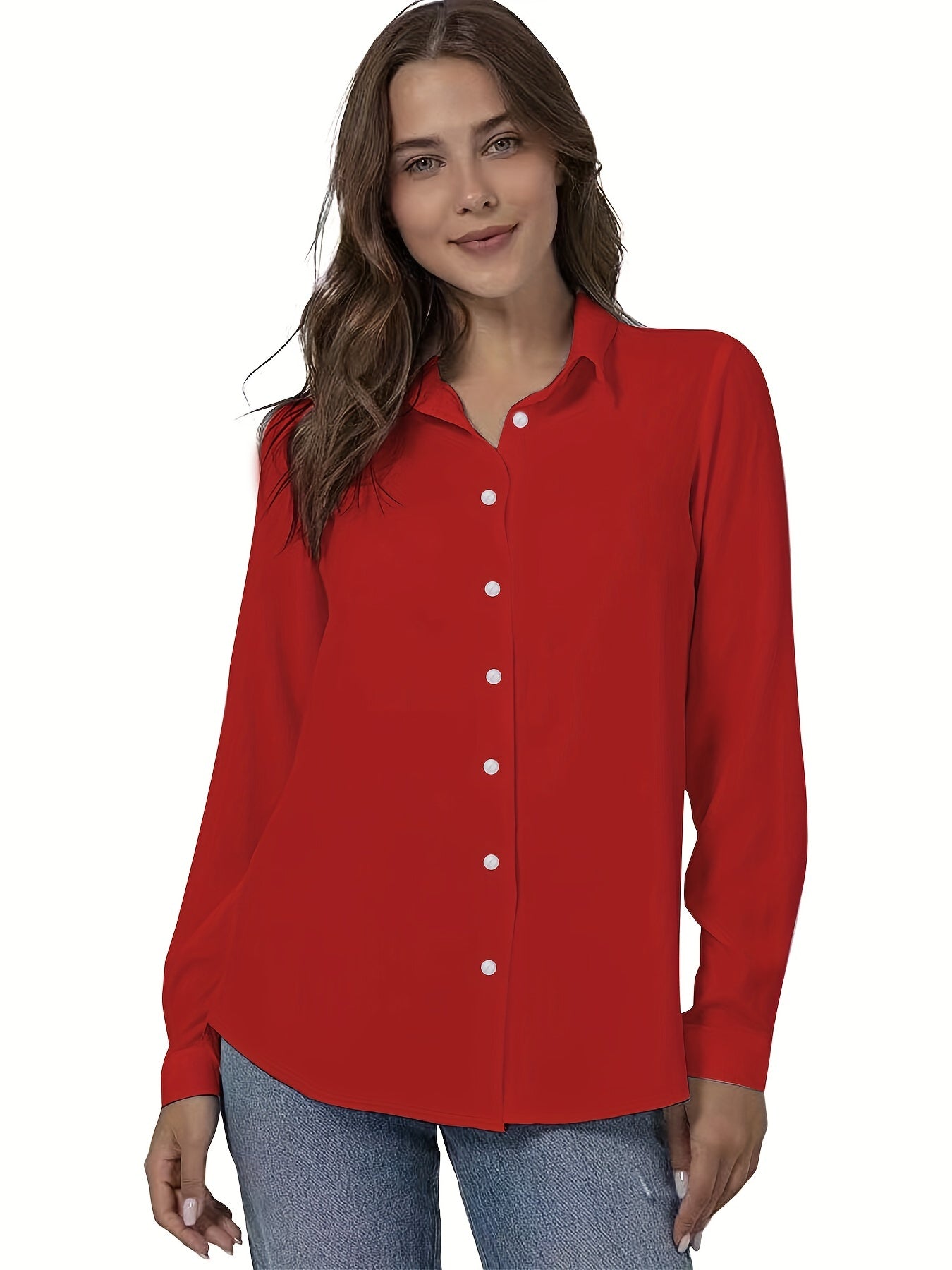 Harper Classic Essential Button-Down Blouse