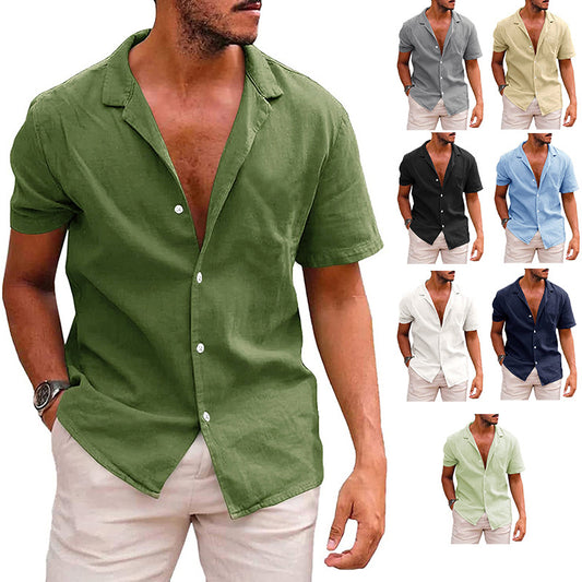 Santorini Casual Summer Button Shirt