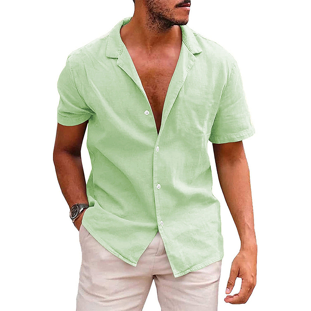 Santorini Casual Summer Button Shirt