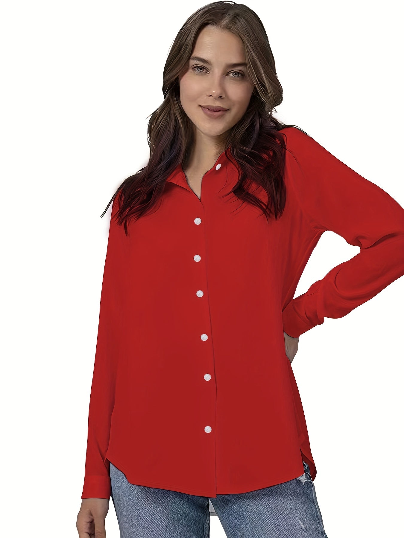 Harper Classic Essential Button-Down Blouse