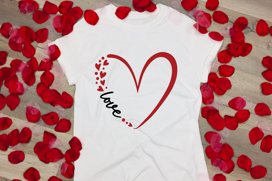 ❤️ Love Heart Tee – Simple, Sweet & Timeless