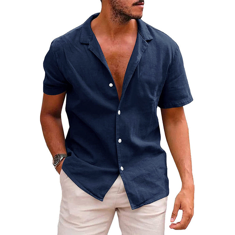Santorini Casual Summer Button Shirt