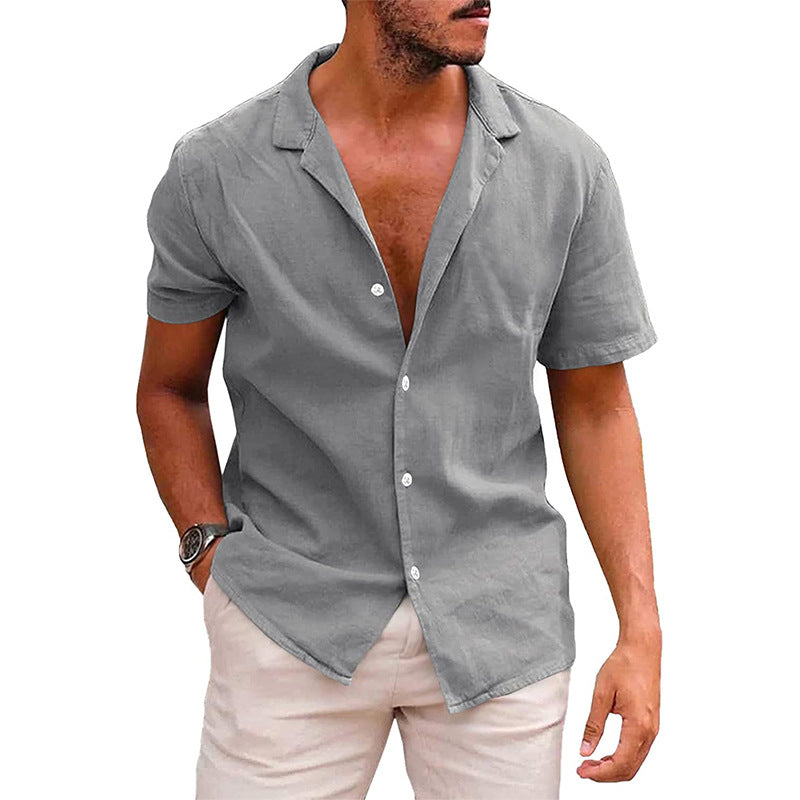 Santorini Casual Summer Button Shirt