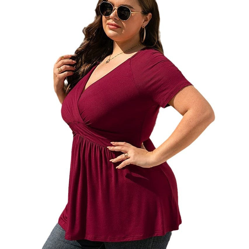Everly Grace Flow Empire Waist Top