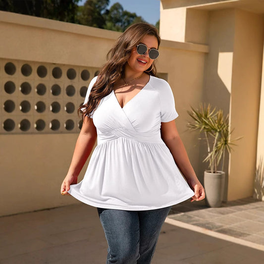 Everly Grace Flow Empire Waist Top